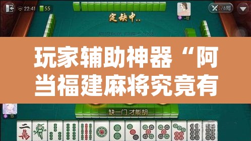 玩家辅助神器“阿当福建麻将究竟有没有挂	”(透视)其实确实有挂