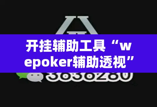开挂辅助工具“wepoker辅助透视”其实确实有挂