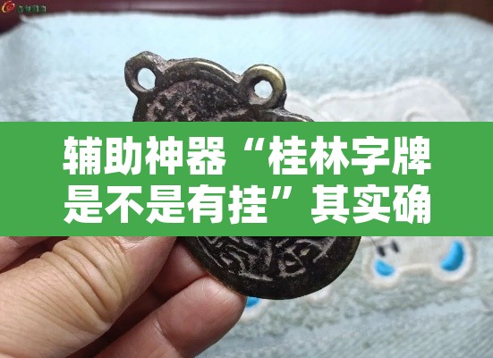 辅助神器“桂林字牌是不是有挂”其实确实有挂