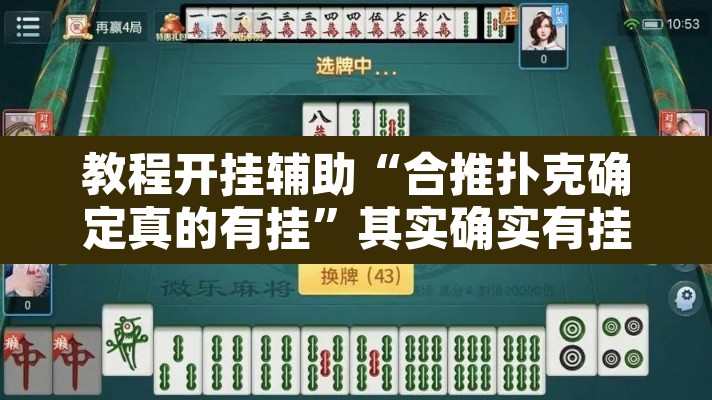 教程开挂辅助“合推扑克确定真的有挂	”其实确实有挂