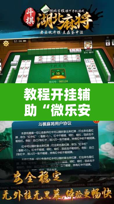 教程开挂辅助“微乐安徽麻将开挂教程”其实确实有挂