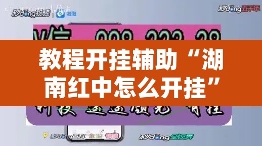 教程开挂辅助“湖南红中怎么开挂”(透视挂)辅助透视教程