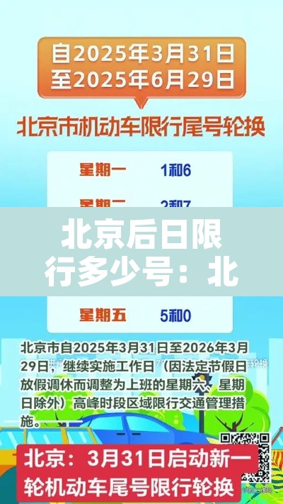 北京后日限行多少号:北京市后天几号车限行 北京后日限行多少号:北京市后天几号车限行