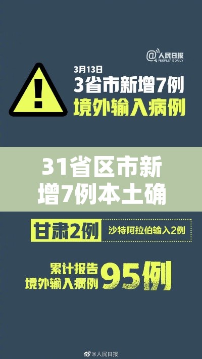31省区市新增7例本土确诊病例 → 31省区市新增确诊22例 本土8例