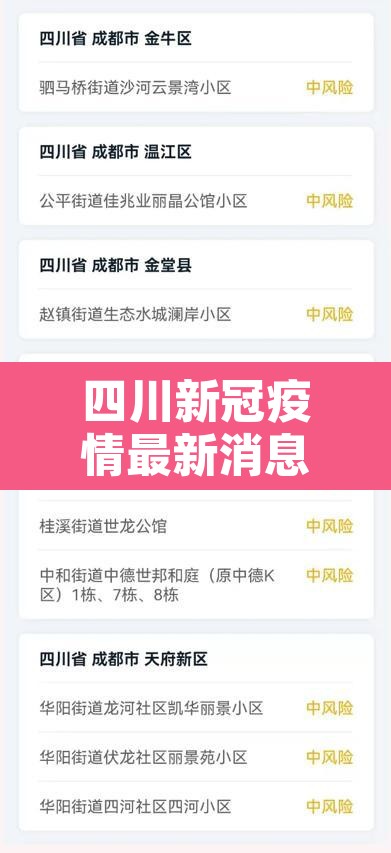 四川新冠疫情最新消息今天—(四川新冠疫情最新消息今天封城了) 四川新冠疫情最新消息今天—(四川新冠疫情最新消息今天封城了)