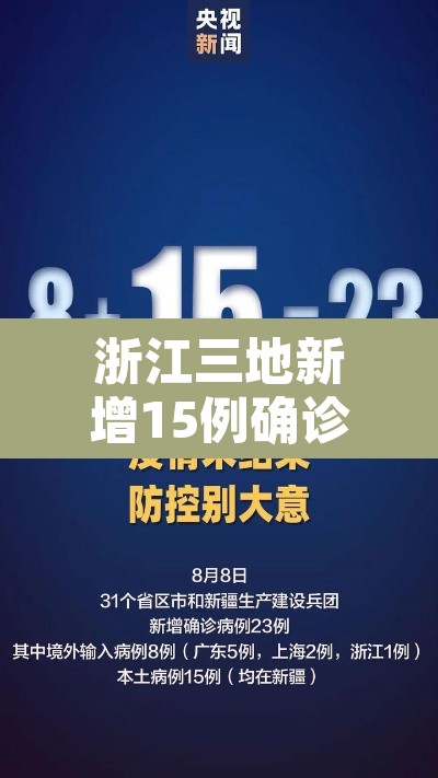 浙江三地新增15例确诊病例—（浙江新增三例病例在哪个市）