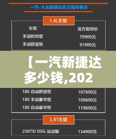 【一汽新捷达多少钱,2020款一汽捷达多少钱】 【一汽新捷达多少钱,2020款一汽捷达多少钱】