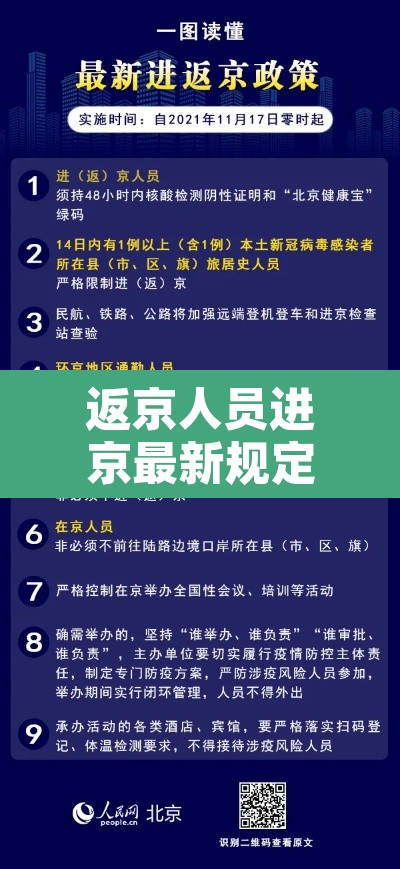 返京人员进京最新规定—（返京人员最新政策要求）