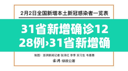 31省新增确诊1228例›31省新增确诊57例 31省新增确诊1228例›31省新增确诊57例