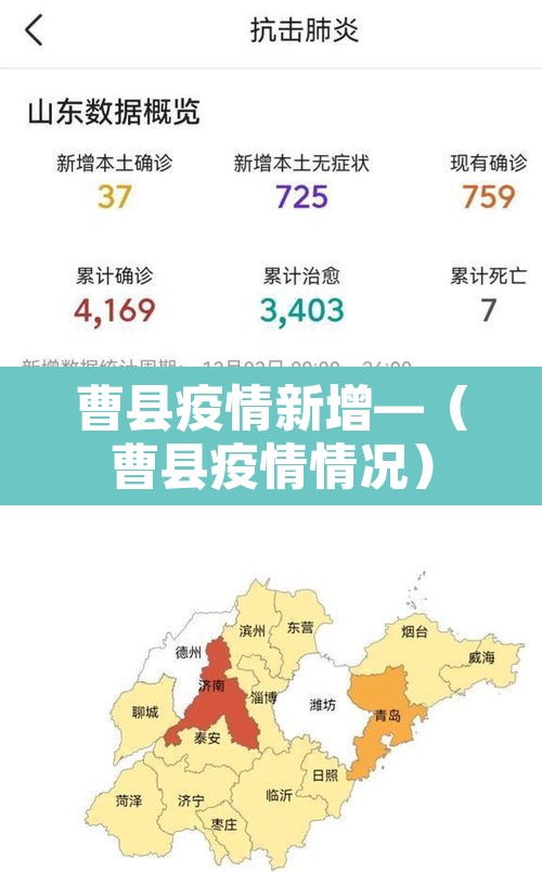 曹县疫情新增—（曹县疫情情况）