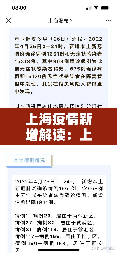 上海疫情新增解读：上海疫情新增确诊病例