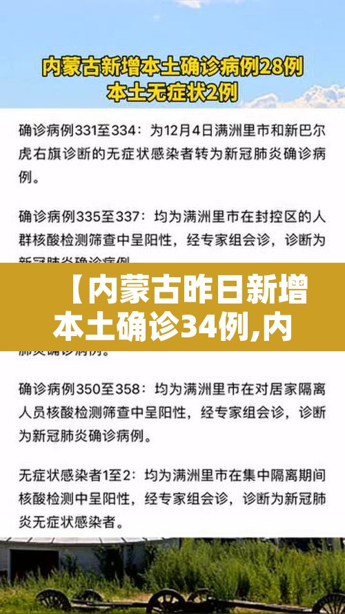 【内蒙古昨日新增本土确诊34例,内蒙古新增1例本土确诊病例轨迹】 【内蒙古昨日新增本土确诊34例,内蒙古新增1例本土确诊病例轨迹】