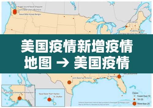 美国疫情新增疫情地图 → 美国疫情新增病例地图