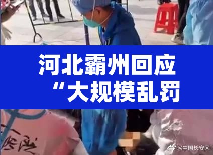 河北霸州回应“大规模乱罚款	”：霸州发布