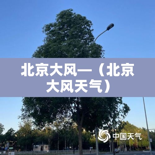 北京大风—(北京大风天气) 北京大风—(北京大风天气)