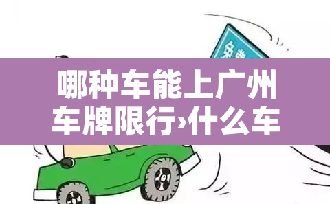 哪种车能上广州车牌限行›什么车可以上广州车牌 哪种车能上广州车牌限行›什么车可以上广州车牌