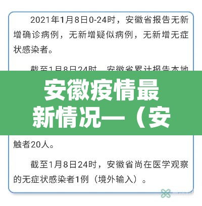 安徽疫情最新情况—（安徽疫情最新情况）