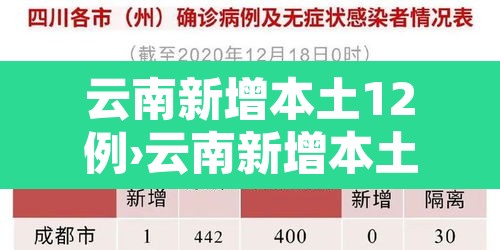 云南新增本土12例›云南新增本土确诊1