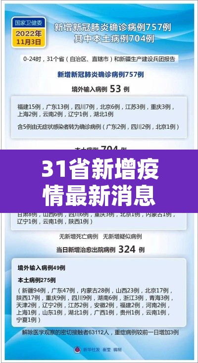 31省新增疫情最新消息›31省区市新增确诊最新情况