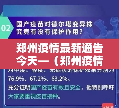 郑州疫情最新通告今天—（郑州疫情最新消息今天新增了）