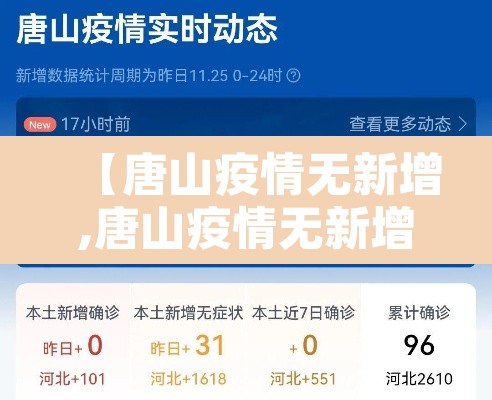 【唐山疫情无新增,唐山疫情无新增情况】
