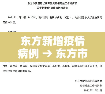 东方新增疫情病例 → 东方市新冠肺炎情况