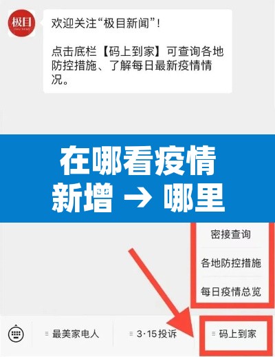 在哪看疫情新增 → 哪里看新增病例 在哪看疫情新增 → 哪里看新增病例