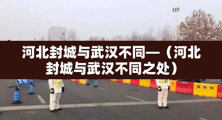 河北封城与武汉不同—(河北封城与武汉不同之处) 河北封城与武汉不同—(河北封城与武汉不同之处)