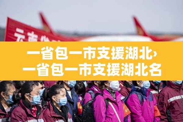 一省包一市支援湖北›一省包一市支援湖北名单
