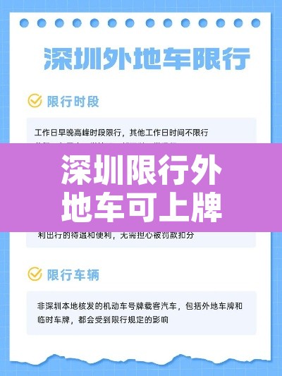 深圳限行外地车可上牌 → 深圳限行外地车可上牌吗