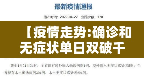 【疫情走势:确诊和无症状单日双破千,疫情确诊趋势图】 【疫情走势:确诊和无症状单日双破千,疫情确诊趋势图】