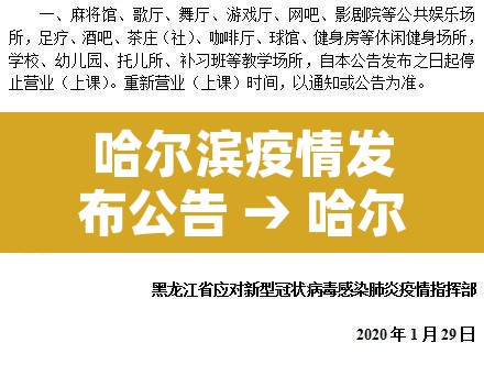 哈尔滨疫情发布公告 → 哈尔滨疫情最新情况发布会