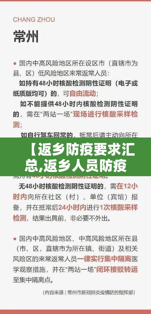【返乡防疫要求汇总,返乡人员防疫措施】 【返乡防疫要求汇总,返乡人员防疫措施】