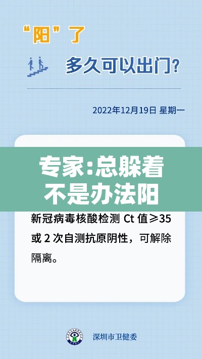 专家:总躲着不是办法阳性成常态:一直躲着 专家:总躲着不是办法阳性成常态:一直躲着