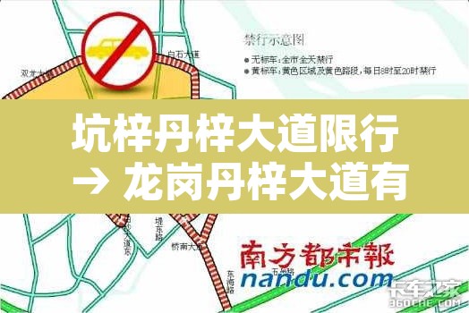 坑梓丹梓大道限行 → 龙岗丹梓大道有限行吗