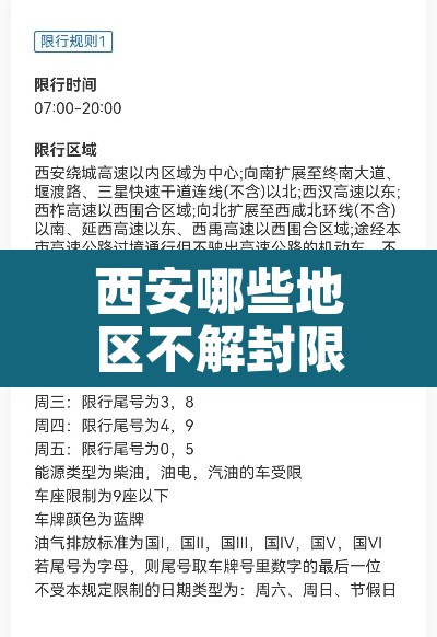 西安哪些地区不解封限行:西安哪些地方没有关闭 西安哪些地区不解封限行:西安哪些地方没有关闭