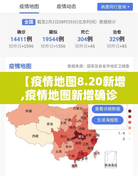 【疫情地图8.20新增,疫情地图新增确诊】