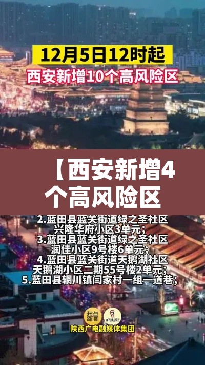 【西安新增4个高风险区·西安疫情有高风险】