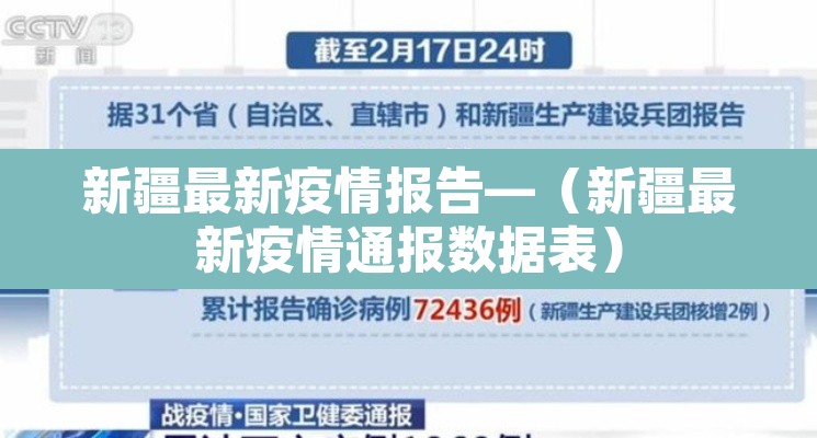 新疆最新疫情报告—(新疆最新疫情通报数据表)