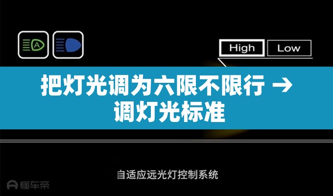 把灯光调为六限不限行 → 调灯光标准 把灯光调为六限不限行 → 调灯光标准