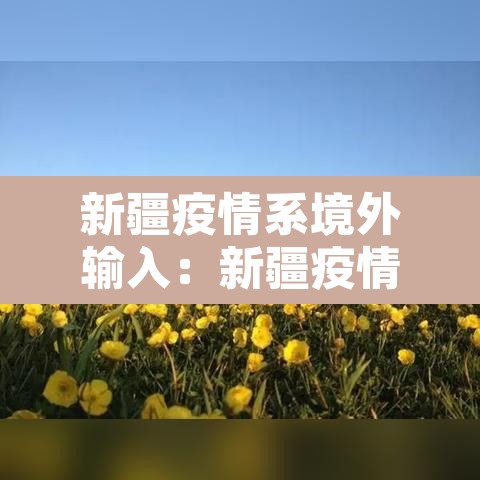新疆疫情系境外输入:新疆疫情境外输入病例最新消息 新疆疫情系境外输入:新疆疫情境外输入病例最新消息