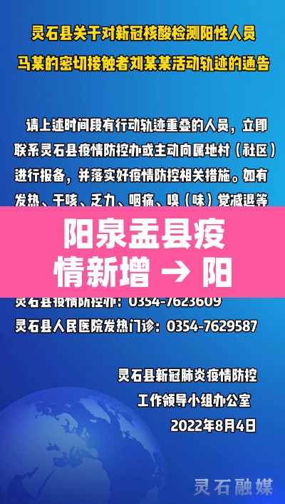 阳泉盂县疫情新增 → 阳泉盂县疫情最新消息通知