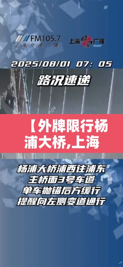 【外牌限行杨浦大桥,上海外牌限行 杨浦大桥】
