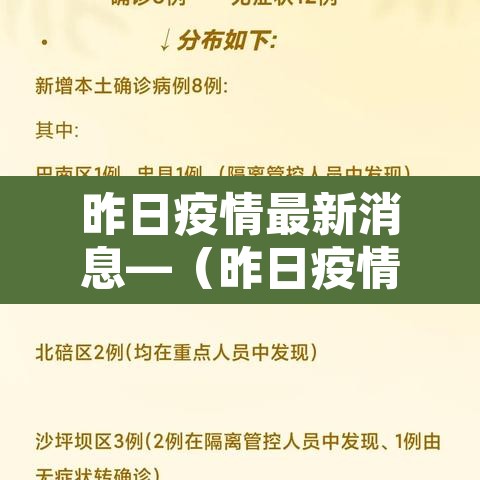 昨日疫情最新消息—(昨日疫情最新消息广州) 昨日疫情最新消息—(昨日疫情最新消息广州)