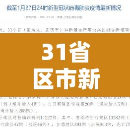 31省区市新增本土确诊25例—(31省份新增确诊25例 其中本土1例)