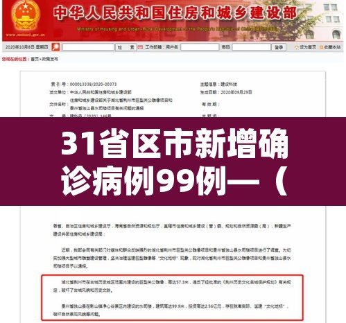 31省区市新增确诊病例99例—(31省区市新增78例确诊病例)