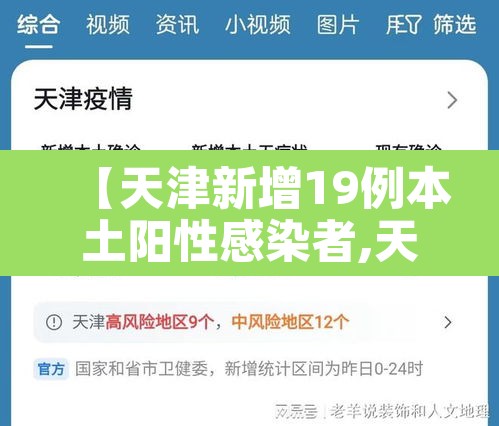 【天津新增19例本土阳性感染者,天津新增2例阳性病例】 【天津新增19例本土阳性感染者,天津新增2例阳性病例】