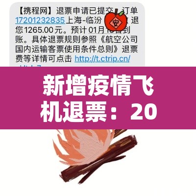 新增疫情飞机退票:2021年疫情飞机退票政策