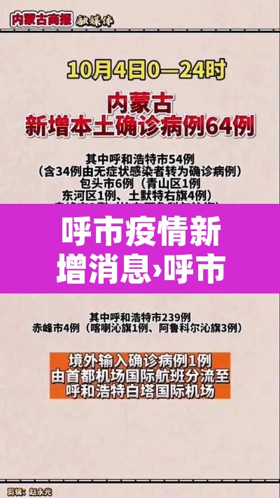 呼市疫情新增消息›呼市疫情最新公布