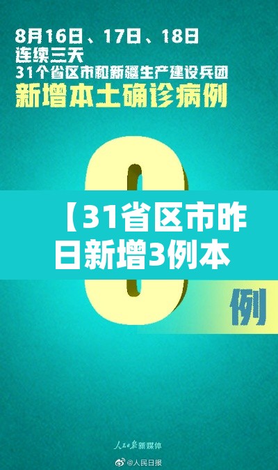 【31省区市昨日新增3例本土确诊·31省份昨日新增7例确诊】